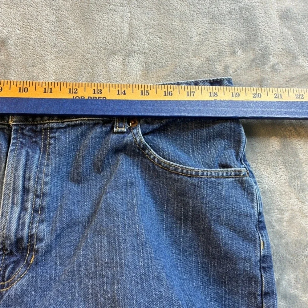 Vtg Tommy Hilfiger Men Relaxed Fit Straight Leg Blue Denim Jeans 38x30 Med Wash